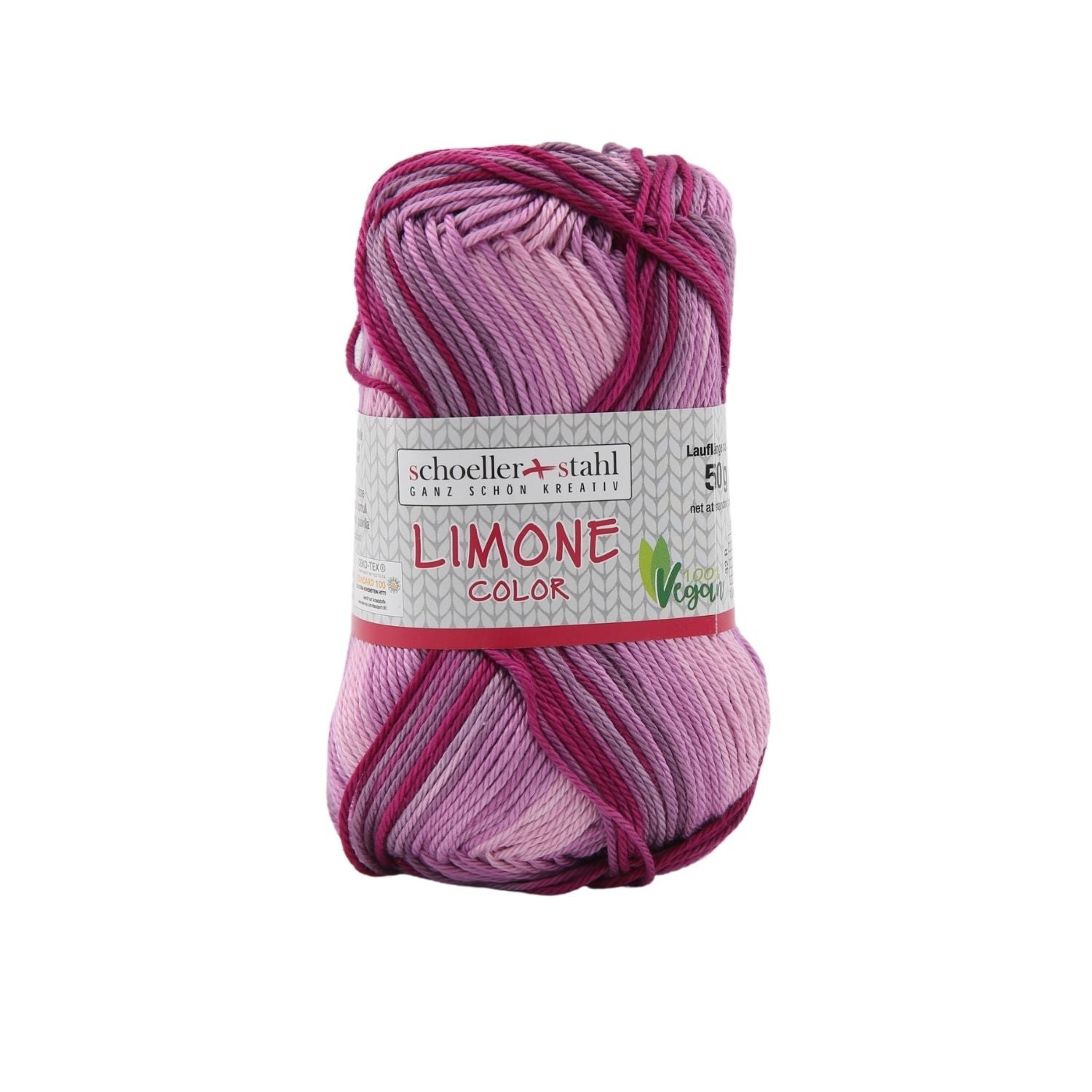LIMONE COLOR 50 G | Farbe 308 - FUCHSIA - baumwolle - Handarbeiten - 1