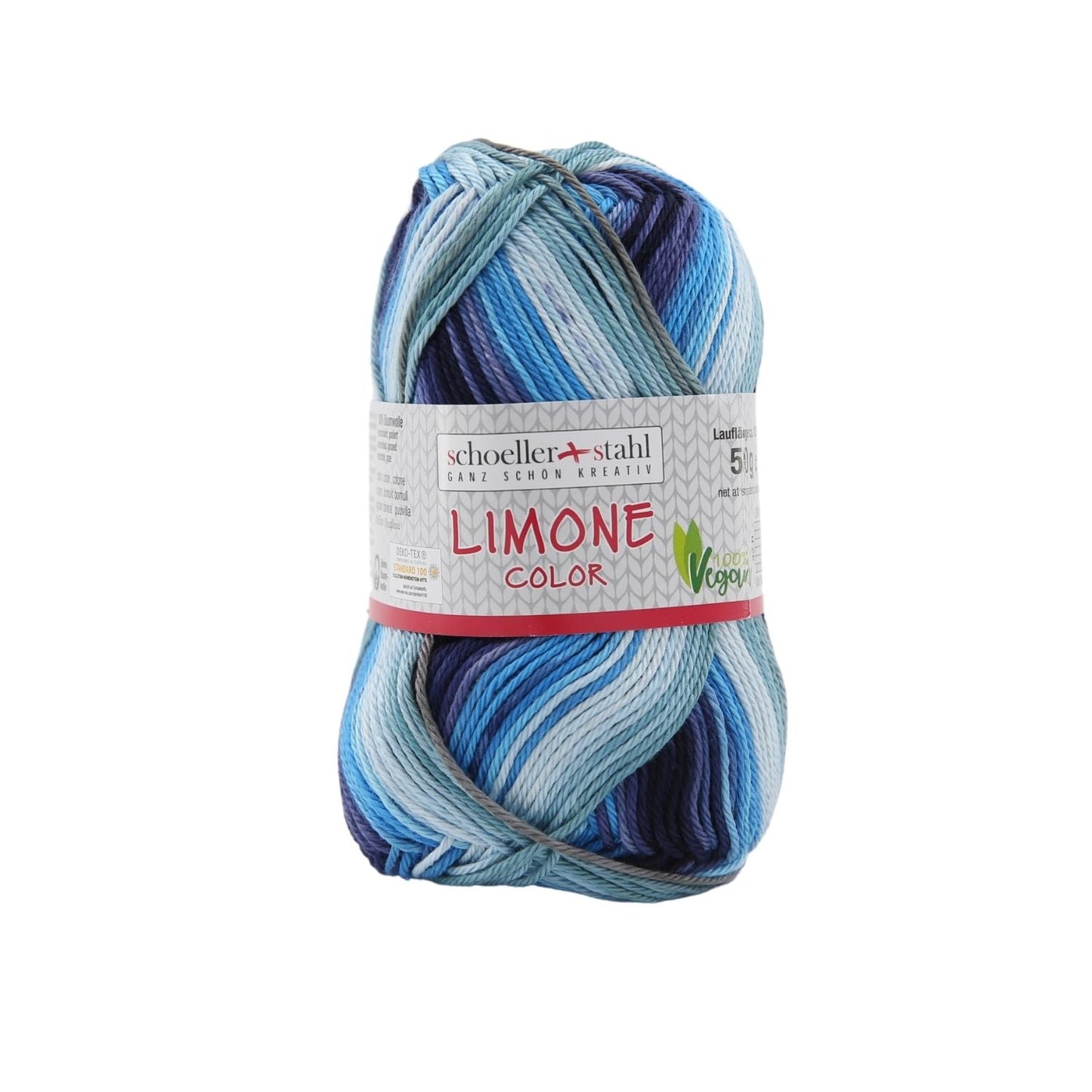 LIMONE COLOR 50 G | Farbe 313 - WASSER - baumwolle - Handarbeiten - 1