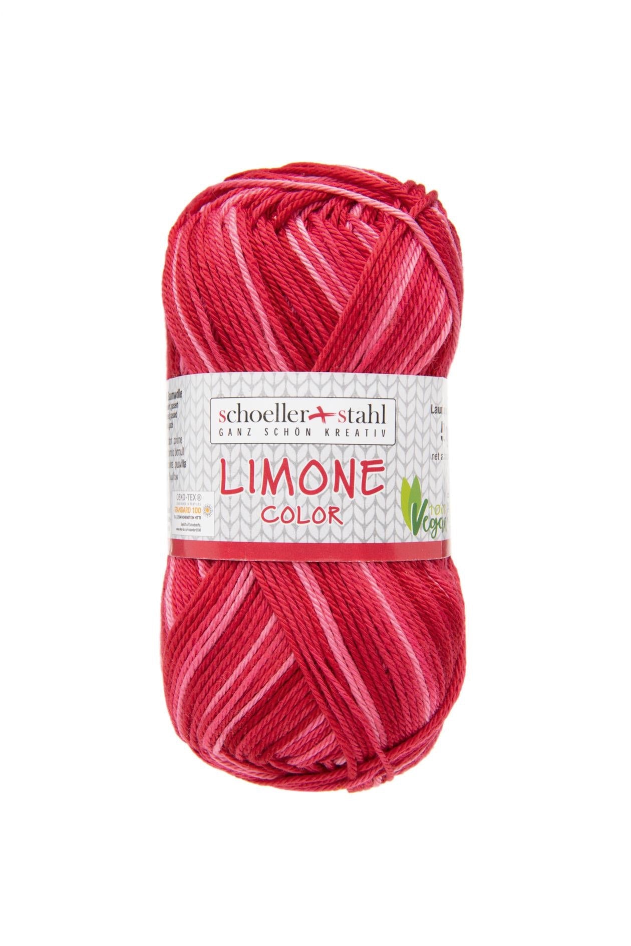 LIMONE COLOR 50 G | Farbe 318 - KIRSCH - baumwolle - Handarbeiten - 1