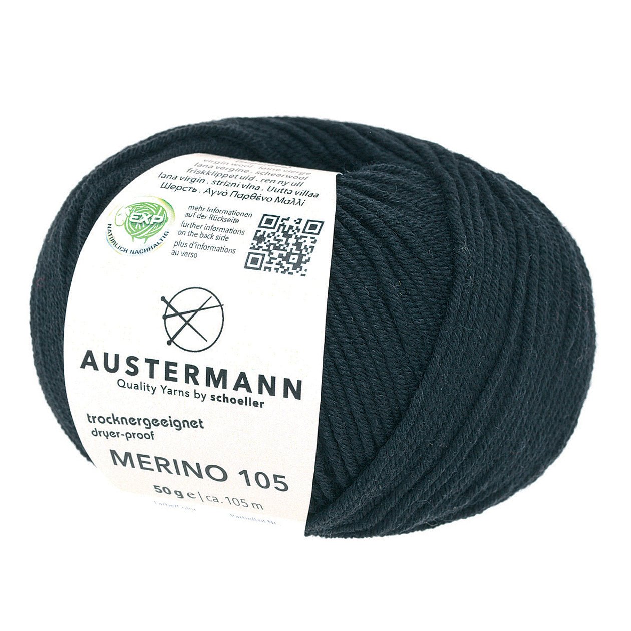 Merino 105 EXP | 105m/50g | 302 - schwarz - Handarbeiten - 1