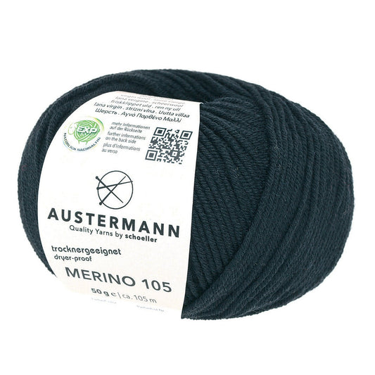 Merino 105 EXP | 105m/50g | 302 - schwarz - Handarbeiten - 1