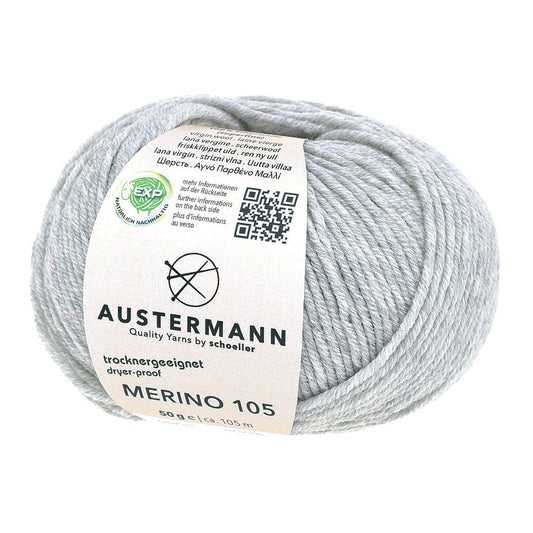 Merino 105 EXP | 105m/50g | 328 - hellgrau - Handarbeiten - 1