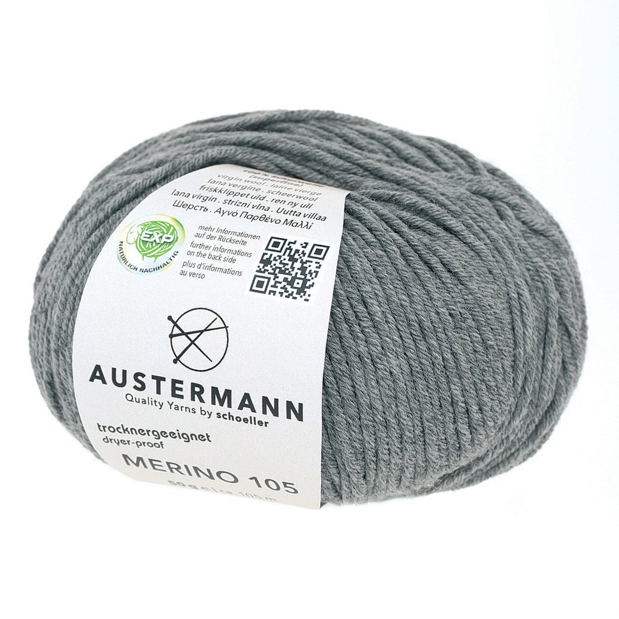 Merino 105 EXP | 105m/50g | 329 - grau - Handarbeiten - 1
