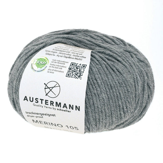 Merino 105 EXP | 105m/50g | 329 - grau - Handarbeiten - 1