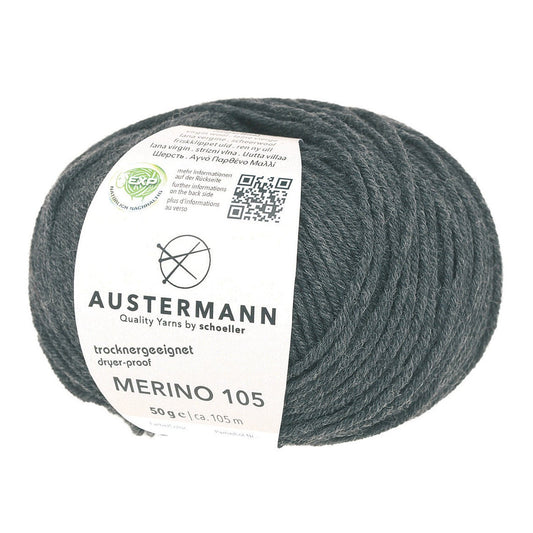 Merino 105 EXP | 105m/50g | 334 - anthramel. - Handarbeiten - 1