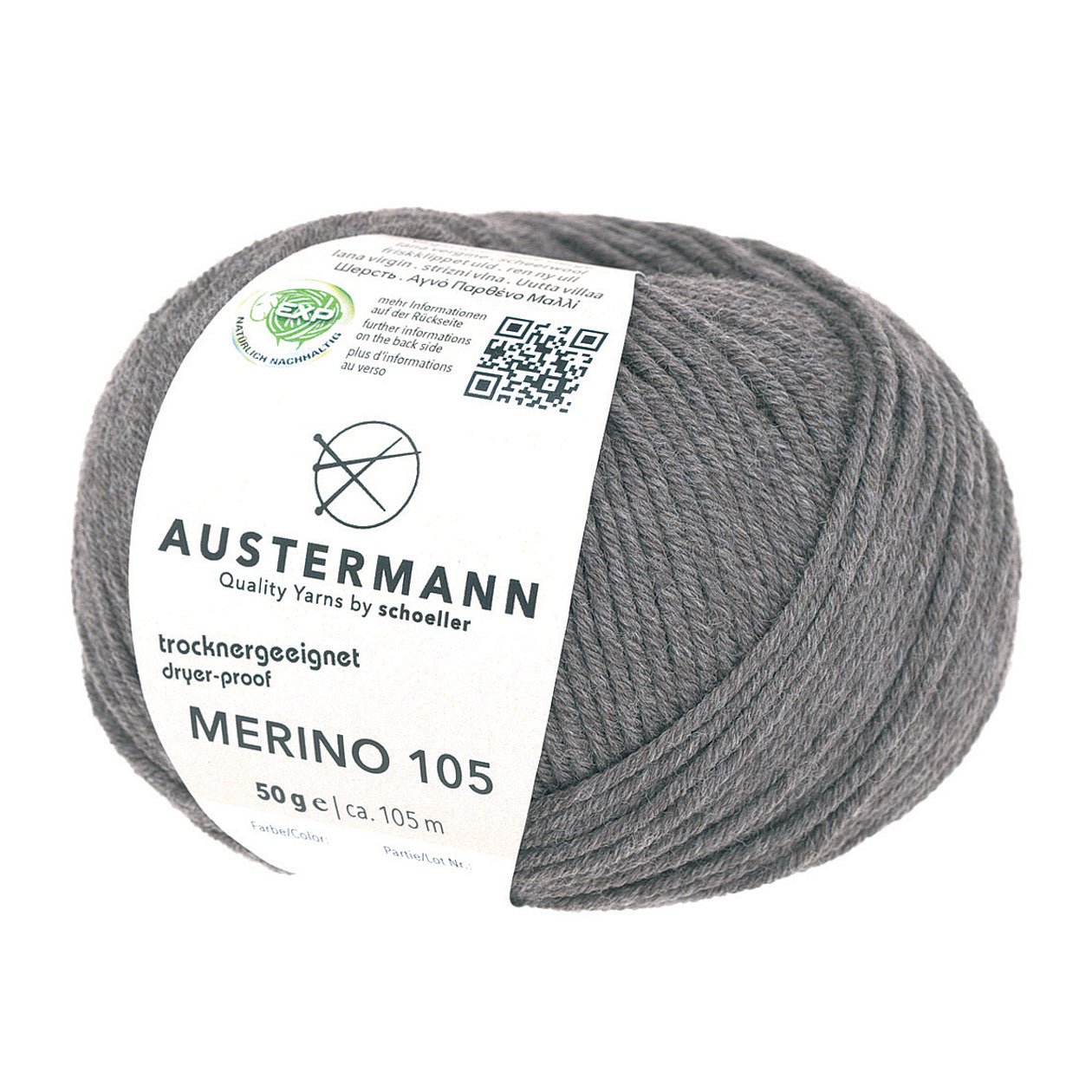 Merino 105 EXP | 105m/50g | 338 - braunmel. - Handarbeiten - 1