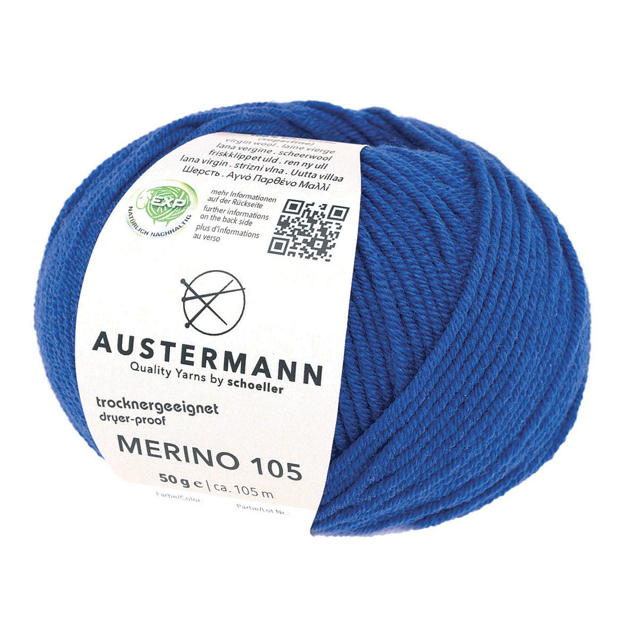 Merino 105 EXP | 105m/50g | 360 - electric blu - Handarbeiten - 1