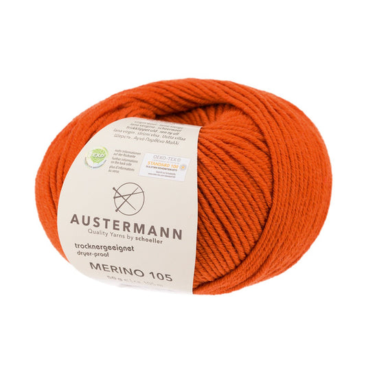 Merino 105 EXP | 105m/50g | 367 - terracotta - Handarbeiten - 1