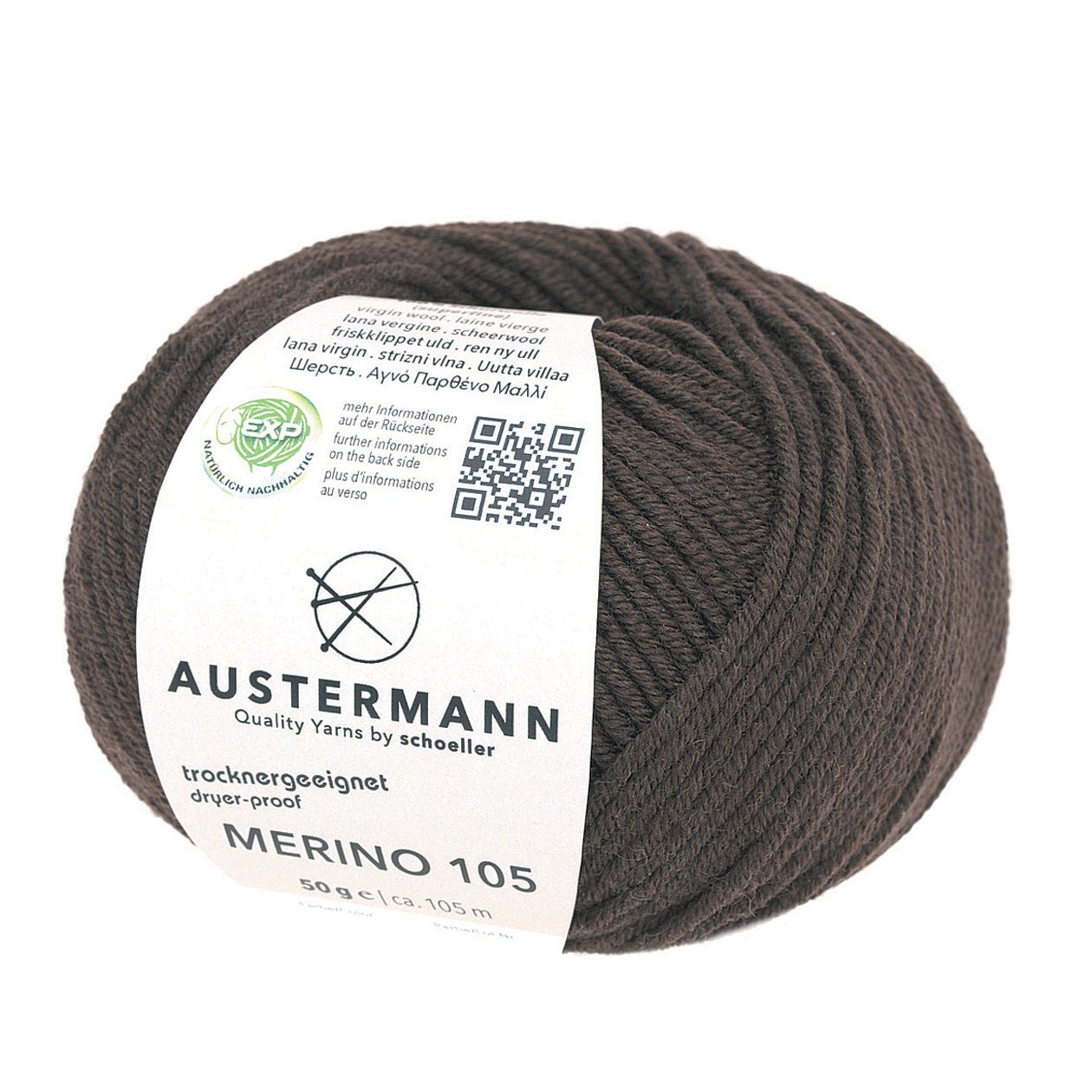Merino 105 EXP | 160m/50g | 306 - braun - Handarbeiten - 1