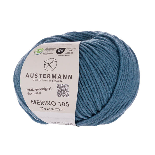 Merino 105 EXP | 160m/50g | 376 - rauch - Handarbeiten - 1