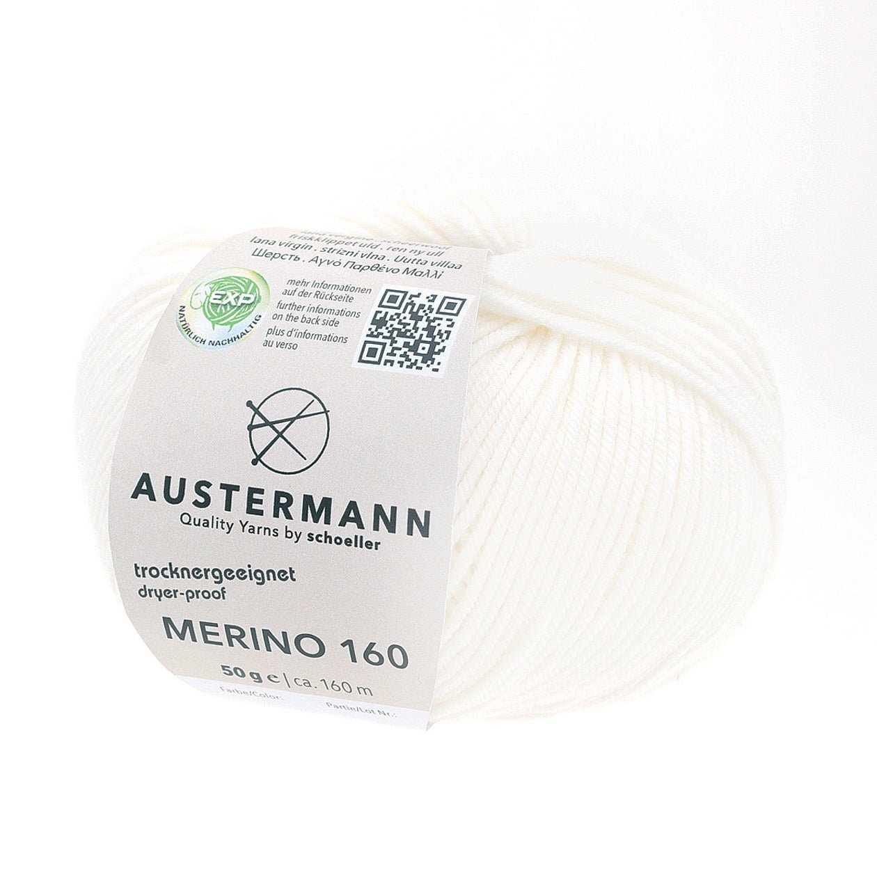 Merino 160 EXP | 160m/50g | 201 - weiß - Handarbeiten - 1