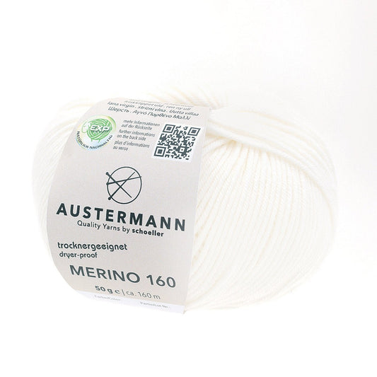 Merino 160 EXP | 160m/50g | 201 - weiß - Handarbeiten - 1