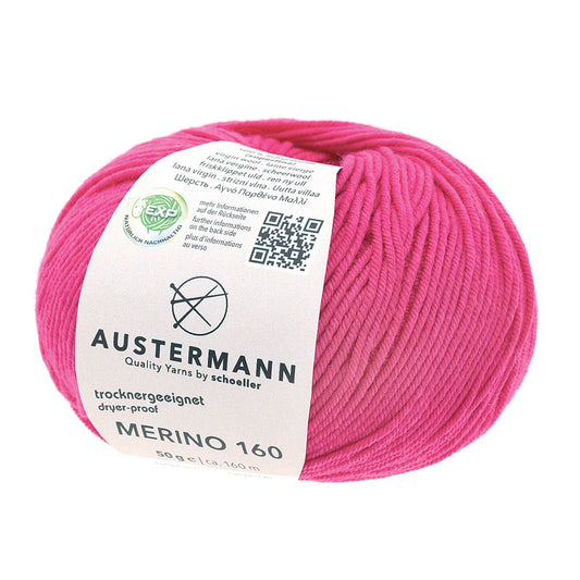 Merino 160 EXP | 160m/50g | 219 - fuchsia - Handarbeiten - 1