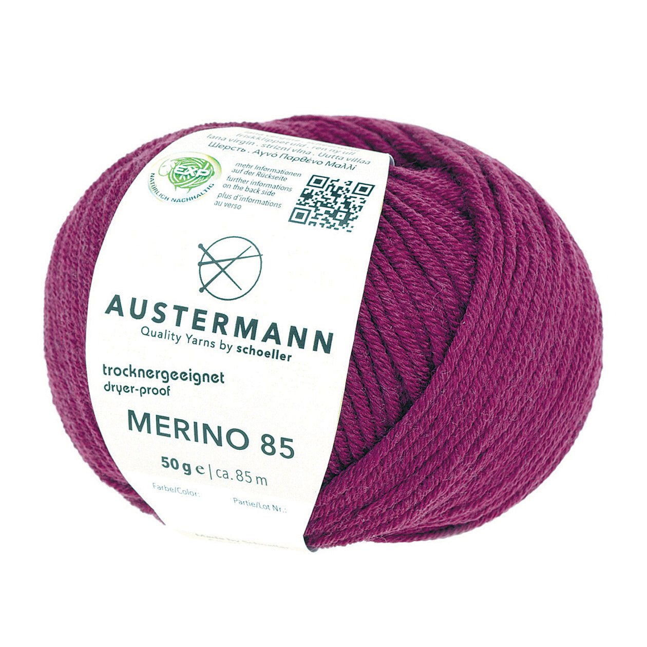 Merino 85 EXP | 85m/50g | 27 - aubergine - Handarbeiten - 1