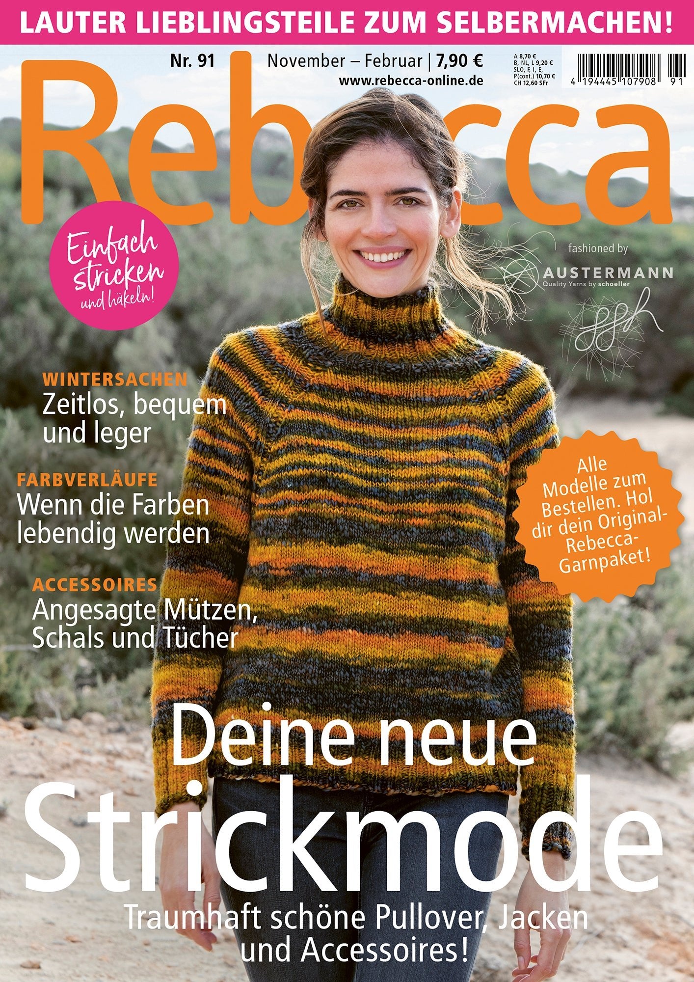 Rebecca Magazine Issue No. 91 - Knitting and crochet patterns for every ...