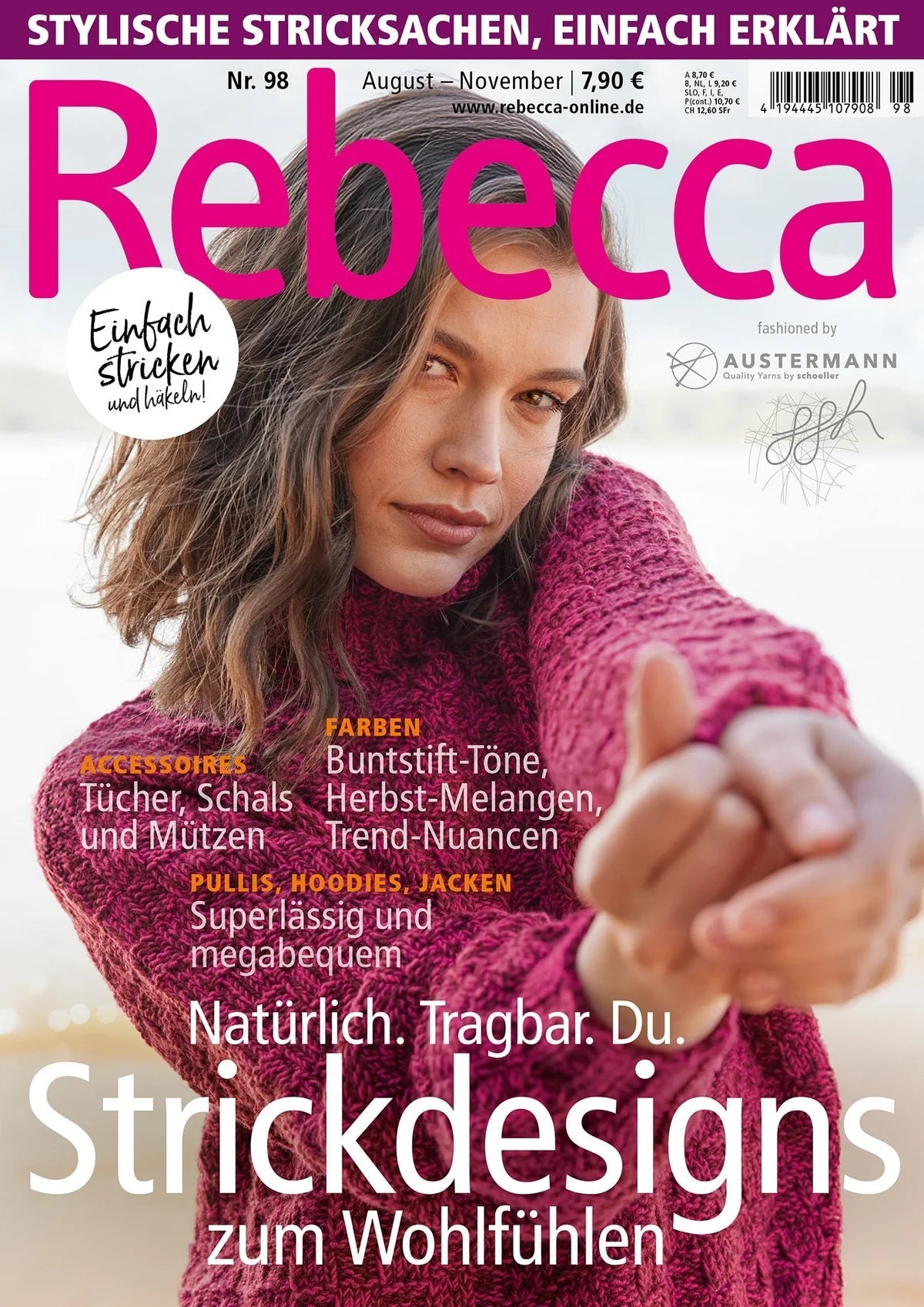 Rebecca Knitting Booklet No. 98 | Knitting designs on handarbeiten.de ...