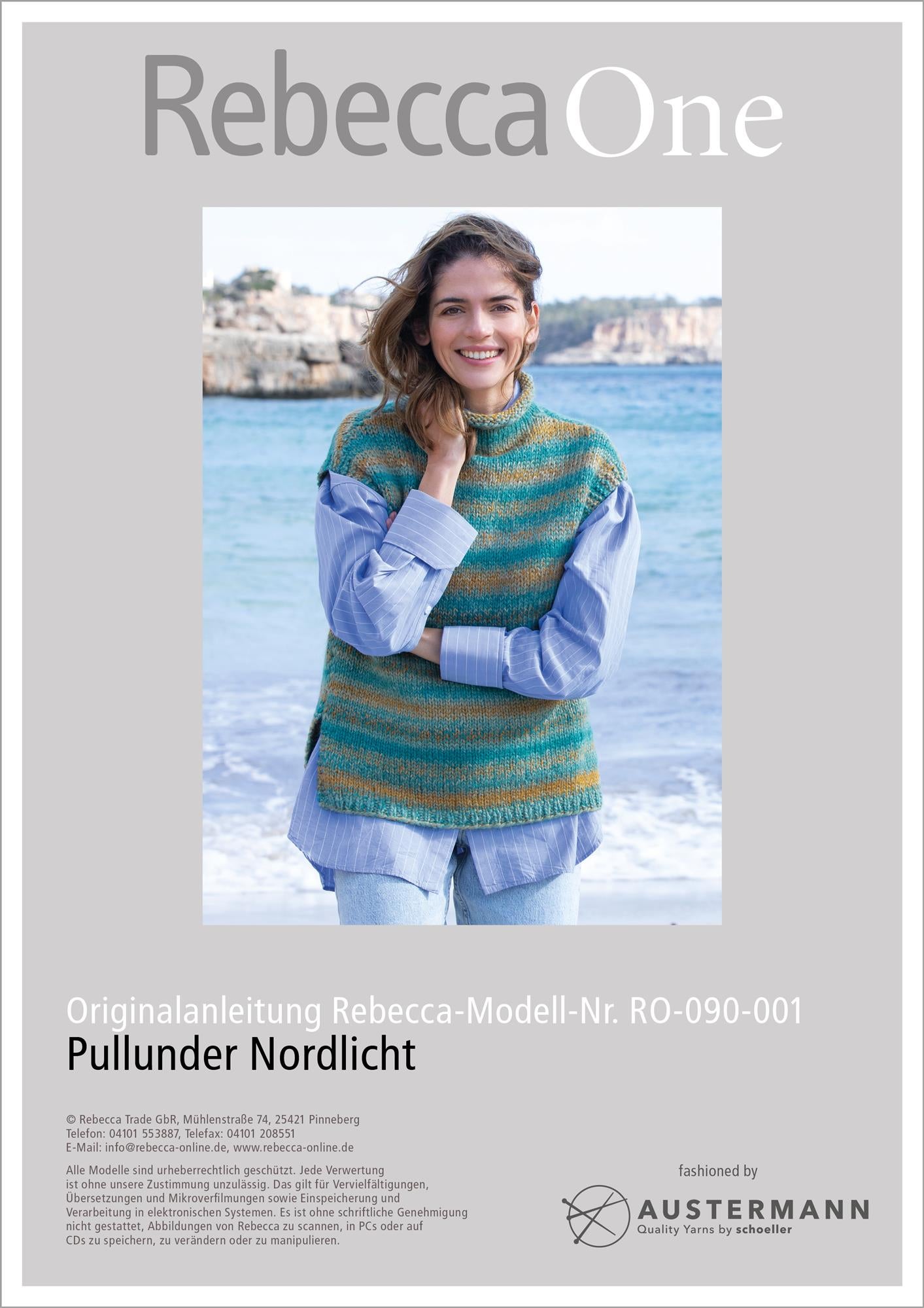 Instructions tricot - Gilet pull Northern Lights 