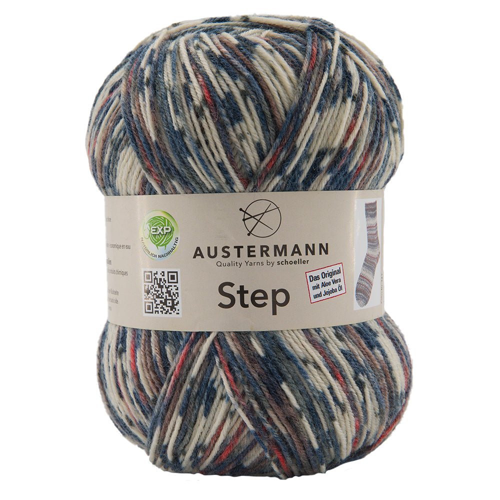 Step 4 Color Exp | 420 M - 100 G | 342 - Stavanger - Sockenwolle - Handarbeiten - 1