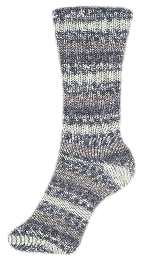 Step 4 Color Exp | 420 M - 100 G | 87 - Schiefer Maskulin - Sockenwolle - Handarbeiten - 2