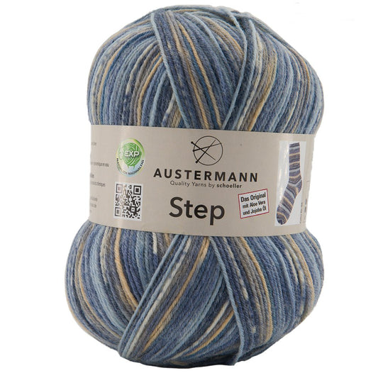 Step 4 Color Exp | 420 M - 100 G | 88 - Nautilus Maskulin - Sockenwolle - Handarbeiten - 1